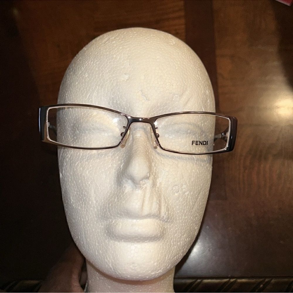 Authentic Fendioptical Purple Rectangular Eyeglas… - image 2